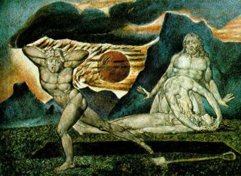 William Blake : The Body of Abel Found by Adam and Eve